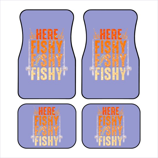 Discover Fishing Funny Fishing Car Mats