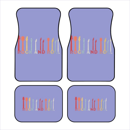 Discover Vintage Rock And Roll Classic Concert Band Cool Car Mats