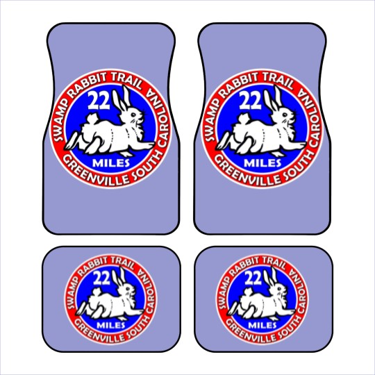 Discover Swamp Rabbit Trail from Greenville to Travelers Rest, SC 22 mile Classic(3) Car Mats