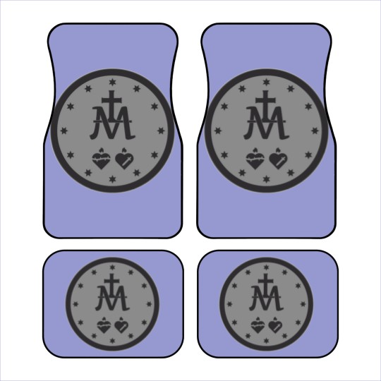 Discover Round Miraculous Medal Round Miraculous Medal Car Mats