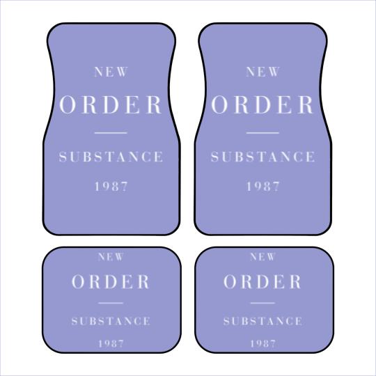 Discover New Order Substance Car Mats