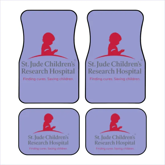 Discover St Jude-Logo Car Mats