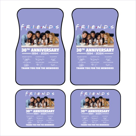 Discover Friends 30th Anniversary 1994 - 2024 Thank You Car Mats