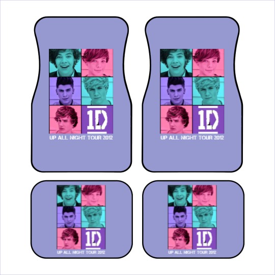 Discover Up All Night Tour 2012 Harry selfie One direction Car Mats Merch