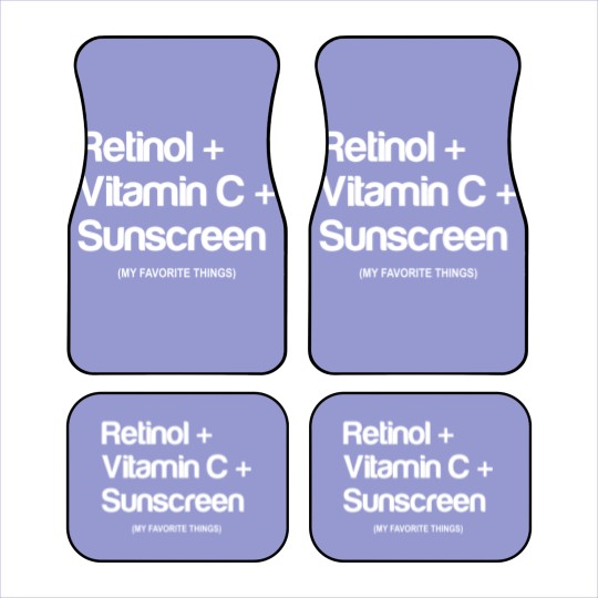 Discover Retinol Car Mats,Esthetician Car Mats, Esthetician Gift, Esthetician Car Mats