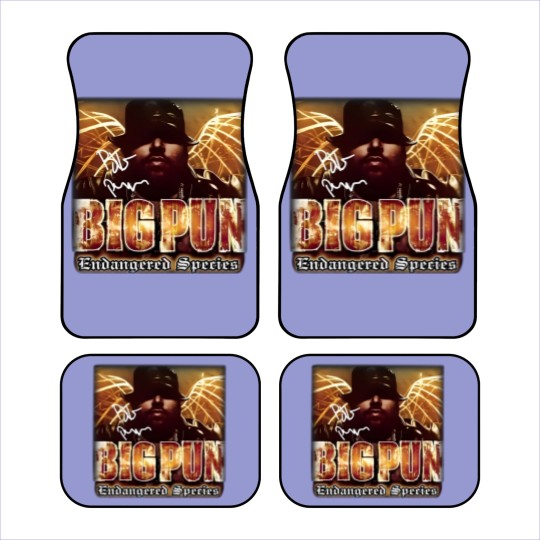 Discover Big Pun Endangered Species Album Car Mats, Big Pun Tour Car Mats