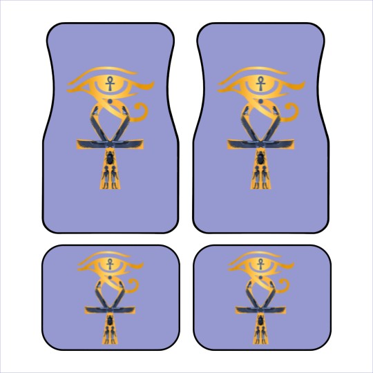 Discover Ancient Egypt God Eye of Horus Ankh Egyptian Symbol Car Mats
