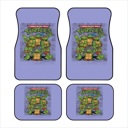 Discover Teenage Mutant Ninja Turtles Classic Retro Logo Car Mats