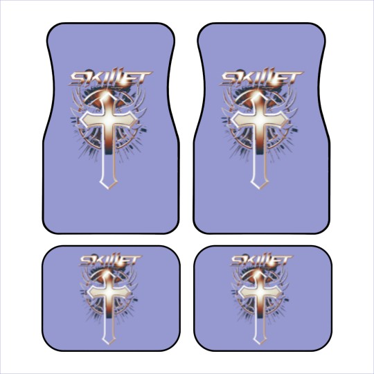 Discover Skillet Vintage Skillet Logo Car Mats