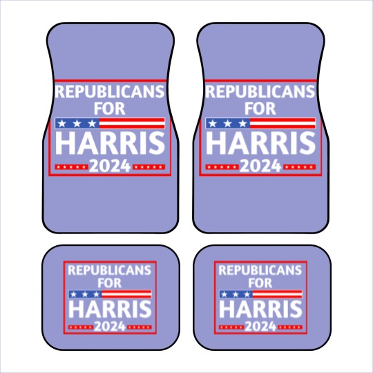 Discover Republicans-for-harris - Republicans For Harris - Car Mats