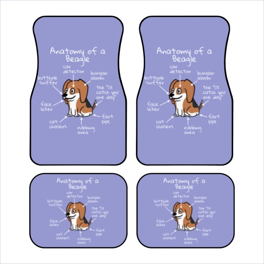 Discover Anatomy Of A Beagle Car Mats