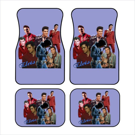 Discover Inspired Elvis Presley Graphic Signature T- Car Mats Gift For Fan