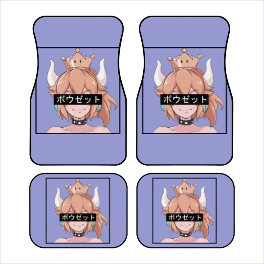 Discover Bowsette Car Mats