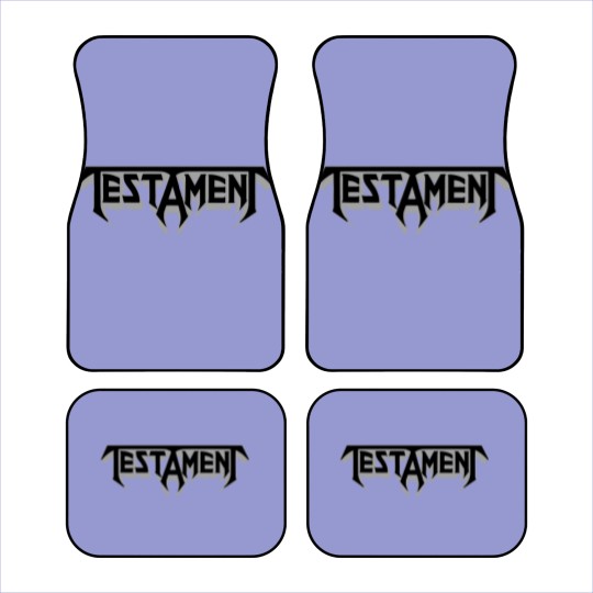 Discover Testament Unisex Car Mats: Logo