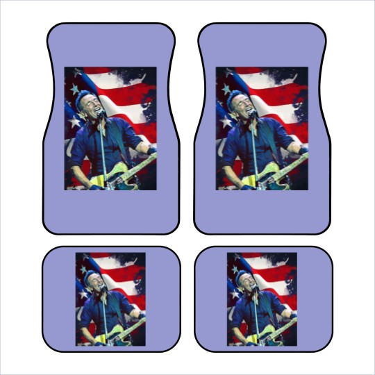 Discover Bruce Springsteen Graphic Car Mats  Bruce Springsteen Car Mats Tour 2024 Car Mats