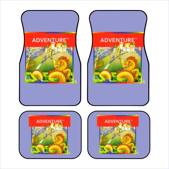 Discover Atari Adventure Box Art Car Mats