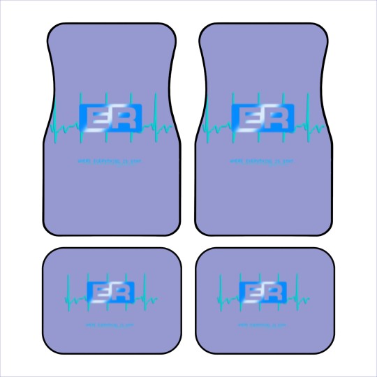 Discover Vintage Y2K ER TV Show Car Mats