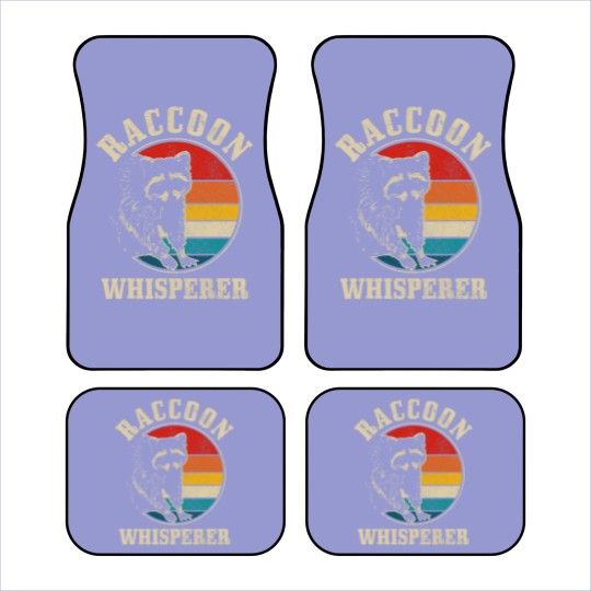 Discover Cats Raccoon Whisperer Vintage Retro Racoon Street Cat Car Mats