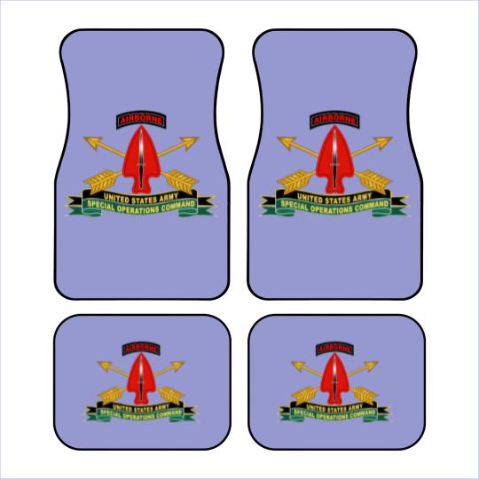 Discover Army US Army Special Operations Command Sine Pari Car Mats