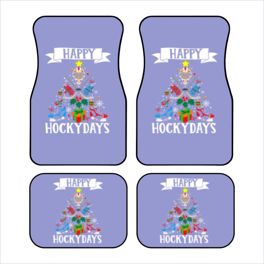 Discover Ice I Love Hockey Player Team Car Mats