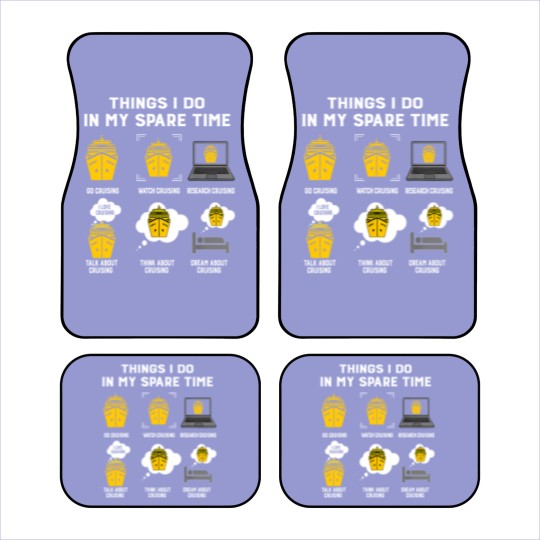 Discover Cruising Funny Cruising Car Mats