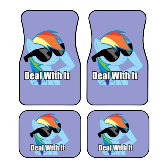 Discover Rainbow Dash Classic Car Mats
