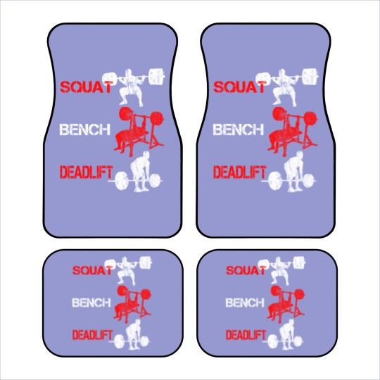 Discover Squat Bench Deadlift Car Mats