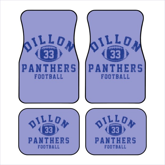 Discover Dillon Panthers Football - 33 Tim Riggins - vintage logo Car Mats