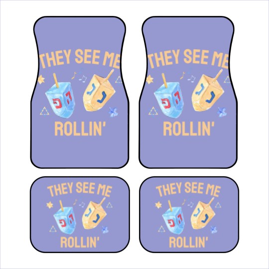 Discover They See Me Rollin, Hanukkah Car Mats