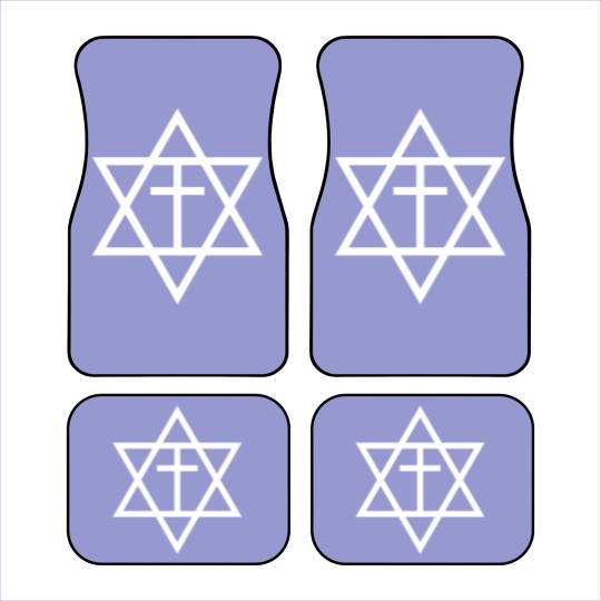 Discover Messianic Judaism Symbol Car Mats