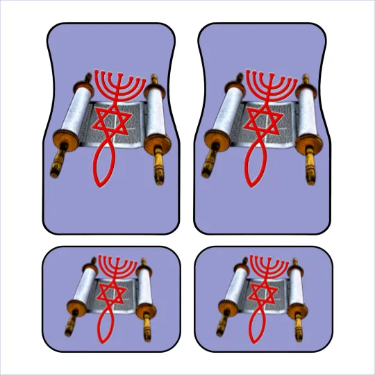 Discover Torah Messianic Seal Car Mats