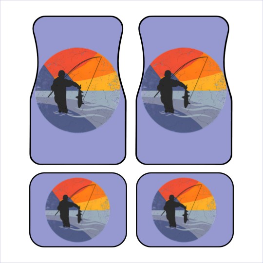 Discover Fishing fishing rod FISHING FISHERMAN lake fishing Car Mats