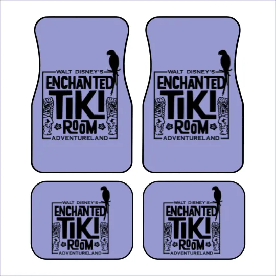Discover Enchanted tiki room Car Mats / In the tiki tiki tiki room / all the birds