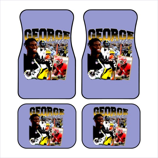 Discover George Pickens Vintage 90s Graphic Style Car Mats