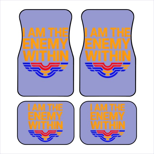 Discover I Am The Enemy Within Car Mats Car Mats