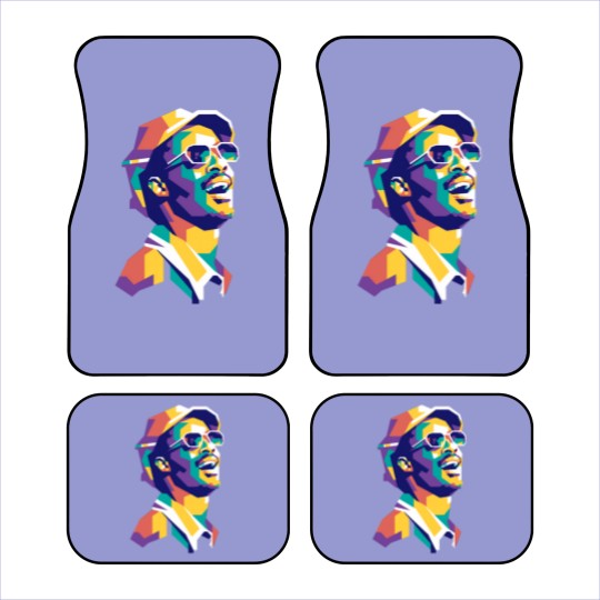 Discover Stevie Wonder WPAP Limit Color Car Mats