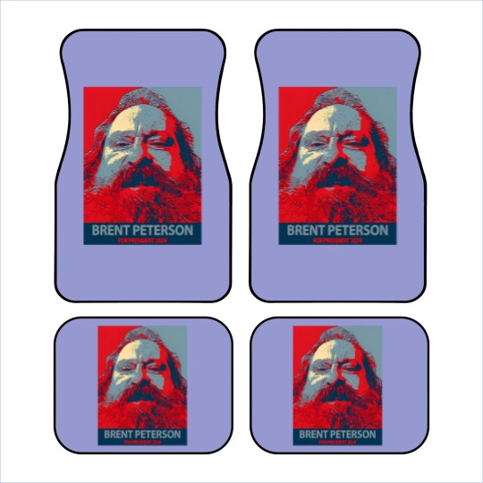 Discover Vote Brent Peterson 2024! Car Mats