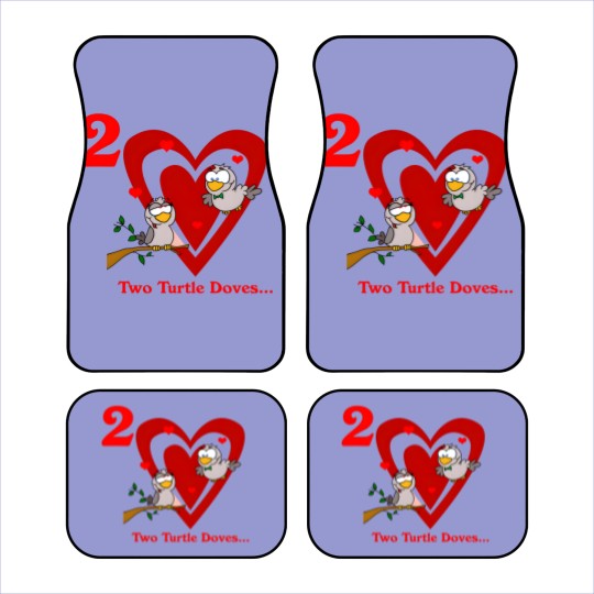 Discover Two Turtle Doves Car Mats
