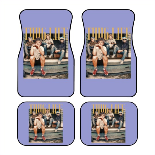 Discover Thug Life Stay Golden Car Mats Womens Vintage Car Mats 80s TV Car Mats Retro Womens Funny Car Mats Trendy  Womens Oversized Gift For Her