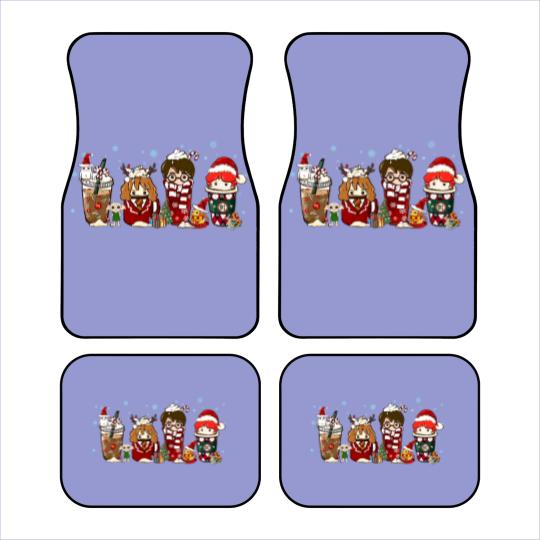 Discover Christmas Car Mats, Christmas Coffee Car Mats, Kids Christmas Car Mats