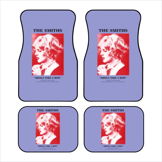 Discover The Smiths Sheila Take A Bow Car Mats Vintage Retro