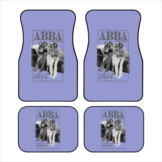 Discover A.b.b.a The Tour Car Mats, A.b.b.a Car Mats Vintage, Retro A.b.b.a 1979 Tour Car Mats, Gift For Fan Car Mats, Vintage Abaa Tour Car Mats