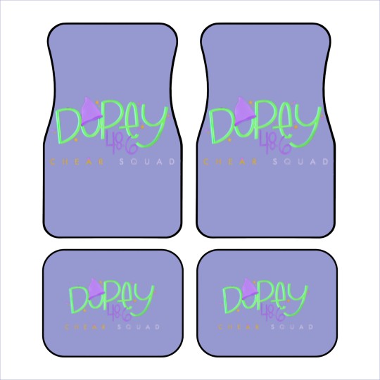 Discover Dopey Challenge ChEAR Squad Car Mats, WDW Dopey Runner Cheering Family Car Mats