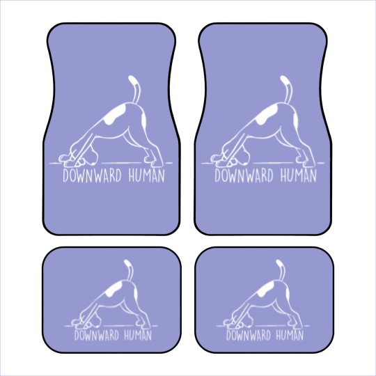 Discover Downward Human Car Mats, Yoga Car Mats, Funny Yoga Car Mats, Funny T Punny Car Mats, Girl Gym, Dog Lover Puppy