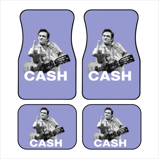 Discover Johnny Cash Unisex Car Mats: Finger