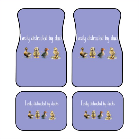 Discover Easily Distracted By Ducks Farmer Ducklings Cute Funny Duckling Quote Car Mats