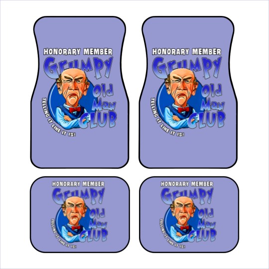 Discover Je.ff Dunham Memes Gru.mpy Old Man Club Car Mats