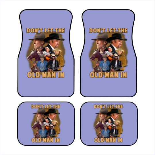 Discover Toby Keith Don't Let The Old Man In Signatures Car Mats Gift For Fans
