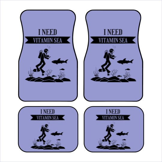Discover Scuba, Scuba Diving Car Mats, Scuba Diver Car Mats