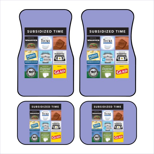 Discover Subsidized Time from Infinite Jest - Infinite Jest - Car Mats